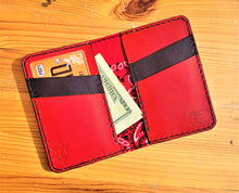 Handmade RAEDA Bandana Wallet, Antique Black, Red, Tan