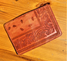 Handmade RAEDA Bandana Wallet, Antique Black, Red, Tan