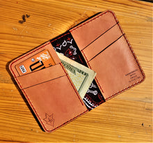 Handmade RAEDA Bandana Wallet, Antique Black, Red, Tan