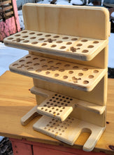 Leatherworker tool organizer wood modular system