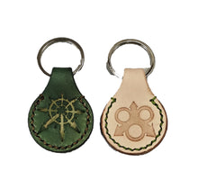 Handmade Keychain Leather Warhammer 40k Chaos Space Marine Set of 2
