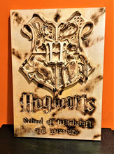 Hogwarts Harry Potter 3D Carve Wood Sign Wall Art Horde Man Cave