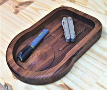 Star Trek Enterprise NCC 1701 3D Valet Tray Dump Cellphone Keys Cady Catchall Walnut Oak Cherry