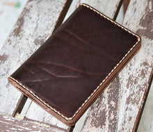 Handmade Cover or Wallet for Passport SINGRAPHUS Horween Leather Brown Chromexcel