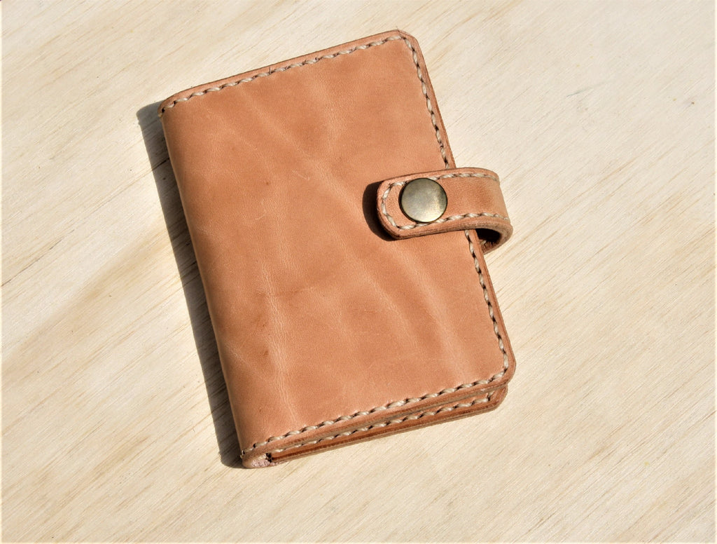 Leathercraft RAEDA Leather Wallet Wickett and Craig Russet – JP