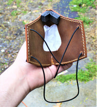 JP Leathercraft handmade face mask, Protective mask with filters, face shield, Sunset Oil Tan