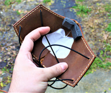 JP Leathercraft handmade face mask, Protective mask with filters, face shield, Sunset Oil Tan