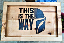 The Mandalorian This Is The Way Valet Tray Dump Cellphone Keys Cady Baltic Birch Natural