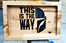 The Mandalorian This Is The Way Valet Tray Dump Cellphone Keys Cady Baltic Birch Natural