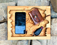 Valet Catchall Dump Tray 3D wood carving Kraken Baltic Birch wood 12x10