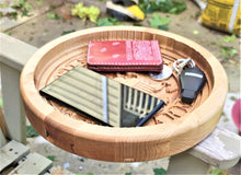 United States Army Military Valet 3D carve Wood Catchall Tray Dump Cellphone Keys Cady Baltic Birch Natural