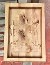 Hulk Valet 3D carve Wood Catchall Tray Dump Cellphone Keys Cady Baltic Birch Natural