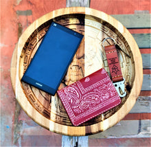 Predator Valet 3D carve Wood Catchall Tray Dump Cellphone Keys Cady Acacia Natural