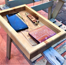 Archangel Gabriel Valet 3D carve Wood Catchall Tray Dump Cellphone Keys Cady Baltic Birch Natural