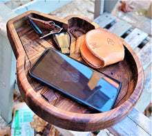 Star Wars Millennium Falcon 3D Valet Tray Dump Cellphone Keys Cady Catchall Walnut