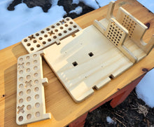 Leatherworker tool organizer wood modular system