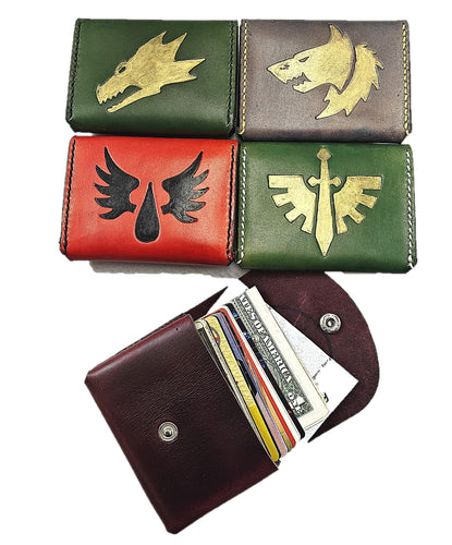 Handmade JP Leathercraft Warhammer 40k Front Pocket Wallet