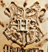 Hogwarts Harry Potter 3D Carve Wood Sign Wall Art Horde Man Cave