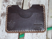 Handmade Leather PARVUS Wallet Brown Chromexcel W/ Money Band