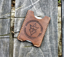 Handmade Leather Minimalist Wallet MINUS JP Design
