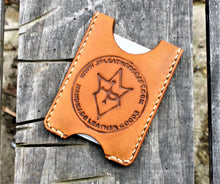 Handmade Leather Minimalist Wallet MINUS JP Design