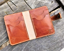 JP Leathercraft RAEDA Leather Wallet Wickett and Craig Buck Brown