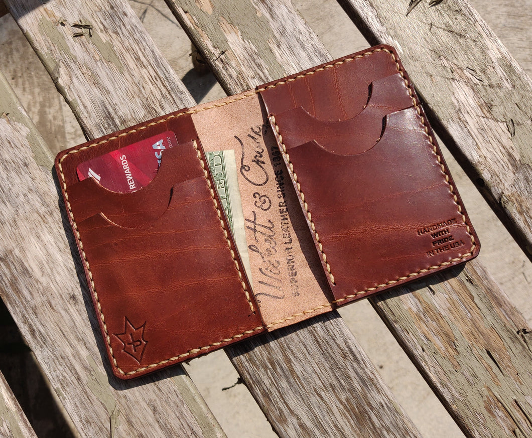 Leather Travel Wallet - Zeugma - Tobacco, Roarcraft