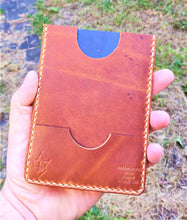 Handmade Cover or Wallet for Passport NOTO Horween Leather English Tan Harvest