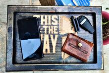 The Mandalorian This Is The Way Valet Tray Dump Cellphone Keys Cady Baltic Birch Black Distressed