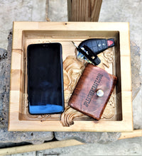 Odin Crow Vikings Valet Catchall Tray Dump Cellphone Keys Cady Baltic Birch Natural