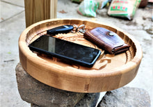 Guardacostas militar Valet 3D tallar madera Catchall Tray Dump Cellphone Keys Cady Baltic Birch Natural