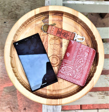 Samurai Valet 3D carve Wood Catchall Tray Dump Cellphone Keys Cady Baltic Birch Natural