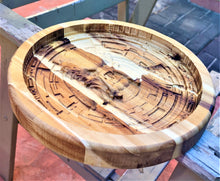 Predator Valet 3D carve Wood Catchall Tray Dump Cellphone Keys Cady Acacia Natural