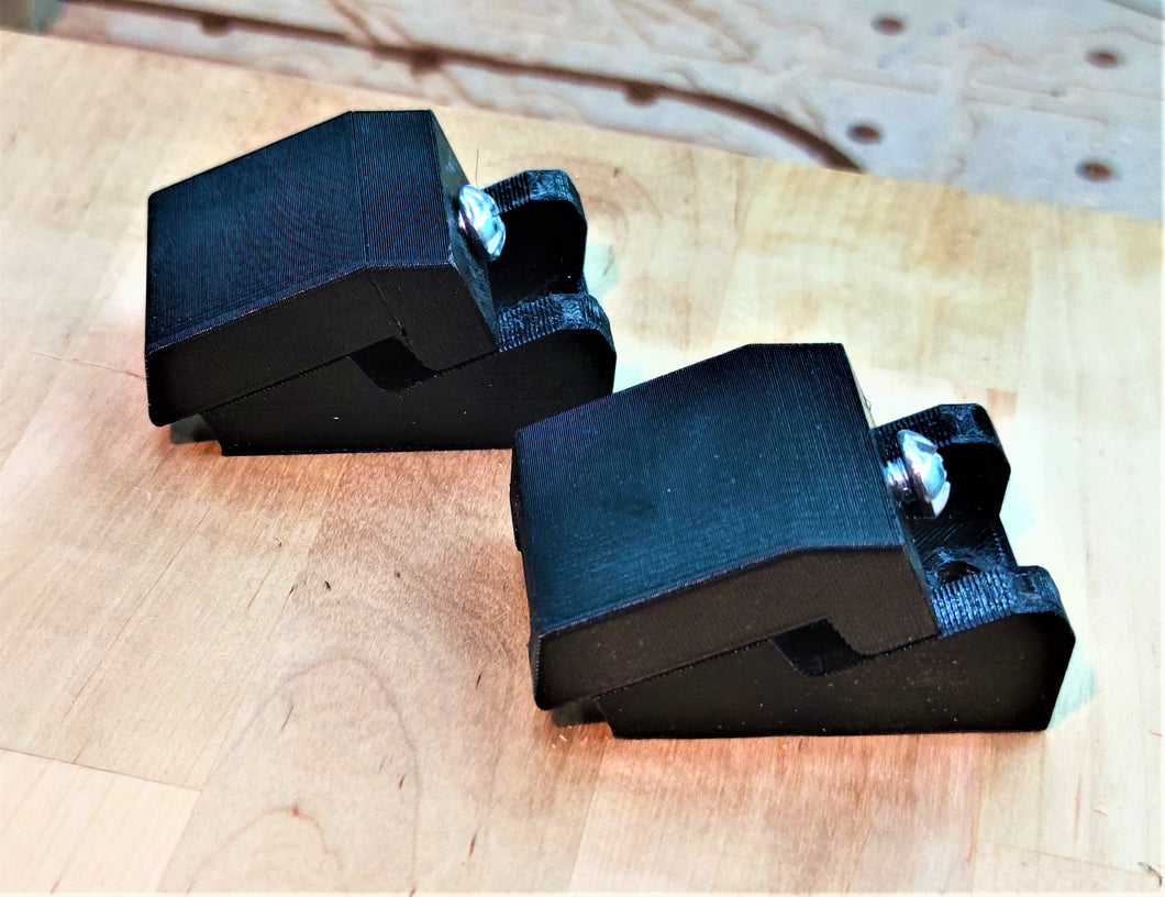 CNC Toe Push Side Clamp Kit Hobby Machines Impreso en 3D Negro Shapeoko X-carve CNC4NEWBIE Onefinity